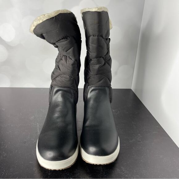 JOURNEE COLLECTION Women's Pippah Cold Weather Boots Black Sz 9 - Picture 3 of 7